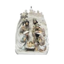 Presépio Sagrada Família Em Resina 25 cm Decoração Natal Páscoa