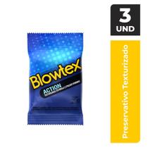 Preservativo Blowtex Action c/ 3 Unidades