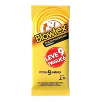 Preservativo Blowtex Lubrificado Retardante 16 Embalagens com 9 Unidades