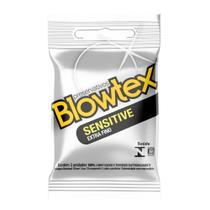 Preservativo Blowtex Lubrificado Sensitive - 12 Embalagens com 3 Unidades cada