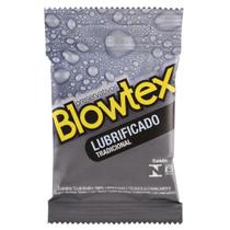 Preservativo Blowtex Lubrificado Tradicional com 3 Unidades