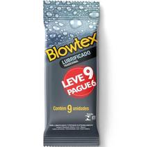 Preservativo Blowtex Lubrificado Tradicional - Leve 9 Pague 6