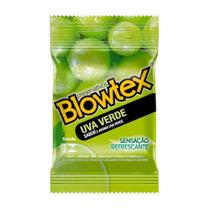 Preservativo Blowtex Lubrificado Uva Verde - 3 Embalagens com 12 Unidades