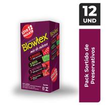 Preservativo Blowtex Mix de Sabores Leve 12 Pague 10un