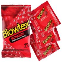 Preservativo Blowtex Morango 3 Unidades Preservativo Blowtex Morango 3 Unidades