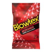Preservativo Blowtex Morango Com 3 Unidades Preservativo Blowtex Morango Com 3 Unidades