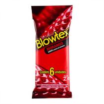 Preservativo Blowtex Morango Com 6 Unidades