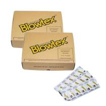 Preservativo Blowtex Não Lubrificado Uso Clínico Caixa com 144 Unidades 2 Caixas