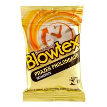 Preservativo Blowtex Prazer Prolongado Efeito Retardante com 3 Unidades