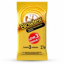 Preservativo Blowtex Prazer Prolongado Retardante 3 Unidades