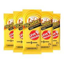 Preservativo Blowtex Retardante 5 Pacotes 9 Unidades