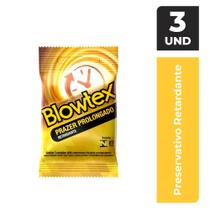 Preservativo Blowtex Retardante c/ 3 Unidades Preservativo Blowtex Retardante c/ 3 Unidades
