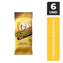 Preservativo Blowtex Retardante c/ 6 Unidades Preservativo Blowtex Retardante c/ 6 Unidades
