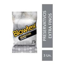 Preservativo Blowtex Sensitive Extra Fino 3 Unidades