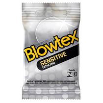 Preservativo Blowtex Sensitive Extra Fino Lubrificado 3 Unidades Preservativo Blowtex Sensitive Extra Fino Lubrificado 3 Unidades