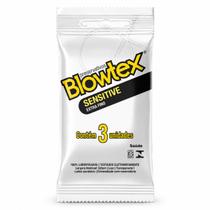 Preservativo Blowtex Sensitive Mais Sensibilidade Lubrificado 3 Unidades Preservativo Blowtex Sensitive Mais Sensibilidade Lubrificado 3 Unidades