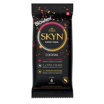 Preservativo Blowtex Skyn Cocktail Saborizado e Aromatizado 6 Unidades