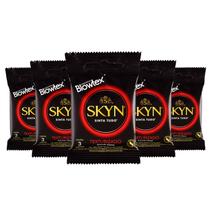 Preservativo Blowtex Skyn Texturizado 3x5 Unidades Total 15 Camisinhas