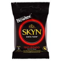 Preservativo Blowtex Skyn Texturizado Pct com 3 Camisinhas