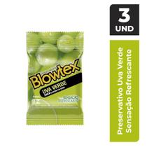 Preservativo Blowtex Uva Verde 3 unidades Preservativo Blowtex Uva Verde 3 unidades