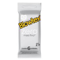 Preservativo Blowtex Zero Mais Fino 6 Unidades