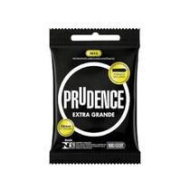 Preservativo Camisinha Extra Grande 56 mm Prudence Com 3 Unidades