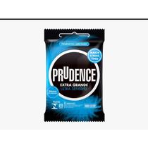 Preservativo Camisinha Extra Grande Ultra Sensível Pacote com 3 Prudence