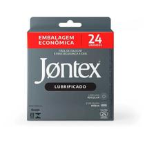 Preservativo Camisinha Jontex Lubrificado 24 Unidades Caixa