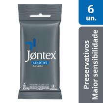 Preservativo Camisinha Jontex Sensitive - 6 Unidades