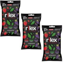 Preservativo Camisinha Rilex mix De Frutas morango menta uva 6 unidades - 3 pacotes Preservativo Camisinha Rilex mix De Frutas morango menta uva 6 unidades - 3 pacotes