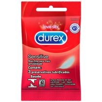 Preservativo de Textura Fina Sensitive - 3 unidades - Durex