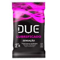 Preservativo DUE - Lubrificado Sensação