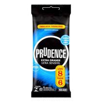 Preservativo Extra Grande Ultra Sensível - 8 Unidades (Pague 6) - Prudence Preservativo Extra Grande Ultra Sensível - 8 Unidades (Pague 6) - Prudence