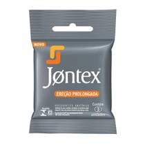 Preservativo Jontex Ereção Prolongada 3 Unidades Preservativo Jontex Ereção Prolongada 3 Unidades
