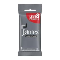 Preservativo Jontex Lubrificado, Leve 8 E Pague 7