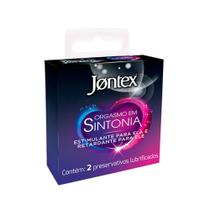 Preservativo Jontex Orgasmo em Sintonia 2 Unidades