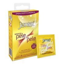 Preservativo Jontex Sensação Pele com Pele 12 Unidades