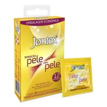 Preservativo Jontex Sensação Pele com Pele 12 Unidades