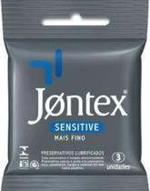 Preservativo Jontex Sensitive - 3 Unidades Preservativo Jontex Sensitive - 3 Unidades