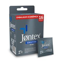 Preservativo Jontex Sensitive com 16 Unidades Preservativo Jontex Sensitive com 16 Unidades