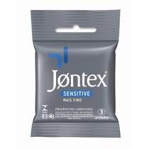 Preservativo Jontex Sensitive Com 3 Unidades Preservativo Jontex Sensitive Com 3 Unidades