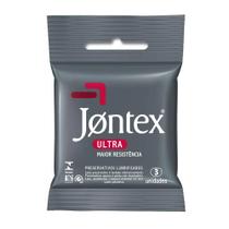 Preservativo Jontex Ultra Resistente c/ 3 Camisinhas