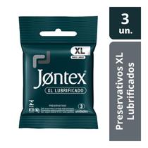 Preservativo Jontex XL Lubrificado 3 Unidades