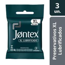 Preservativo Jontex Xl Lubrificado Com 3 Unidades