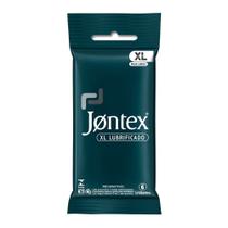 Preservativo Jontex Xl, Lubrificado Com 6 Unidades