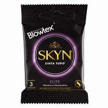 Preservativo Lubrificado Elite Blowtex Skyn Pacote 3 Unidades