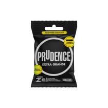 Preservativo Lubrificado Extra Grande 3un - Prudence