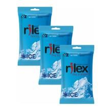 Preservativo Lubrificado Ice Sensação Refrescante Rilex - 3 pacotes