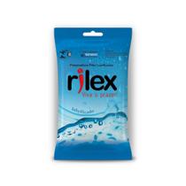 Preservativo lubrificado kit com 3 unidades rilex