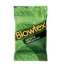 Preservativo Lubrificado Menta 3un - Blowtex